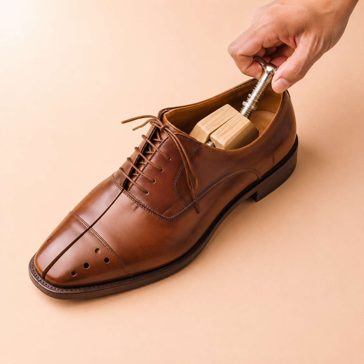 Élargissement des chaussures en cuir